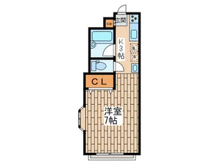 メゾンシャンボール【1階】の間取り