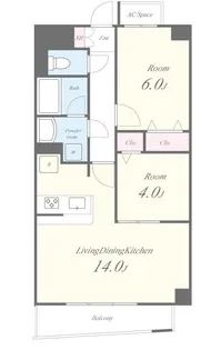 グランフォルム上鷺(グランフォルムカミサギ)【4階】の間取り