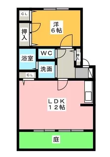 プリエールT【1階】の間取り