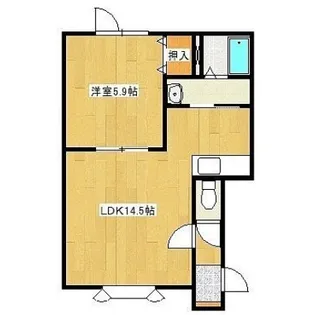 Grand Ciel II【1階】の間取り