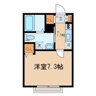 プリマステラ浜田山【1階】の間取り