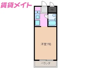 B&M北山【4階】の間取り