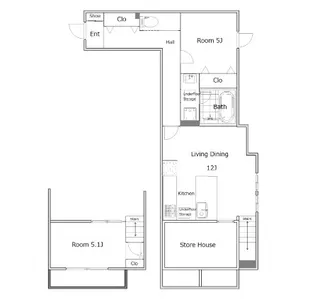 Plena Solis 学芸大学【2階】の間取り