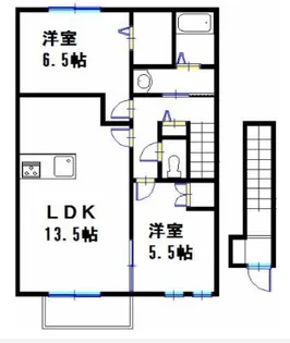 ベルシンフォニー【2階】の間取り