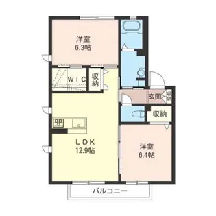 ヴェルカーサ弐ノ館【2階】の間取り