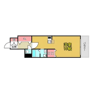 デーアエテルノ【1階】の間取り