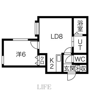 ブランドバーグ1st【3階】の間取り