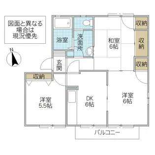 ソフォラ葉山 B棟【1階】の間取り