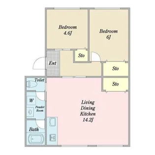 アルコープ渋谷【2階】の間取り