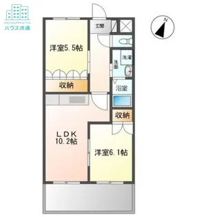 カーサ・ソラーレ【2階】の間取り