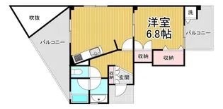 阪上ビル【3階】の間取り