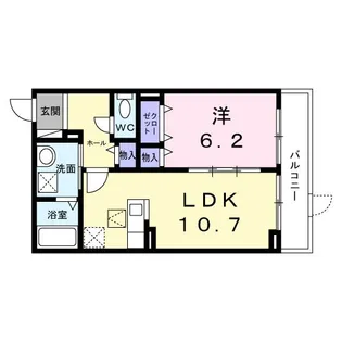 アビタ諸福【1階】の間取り