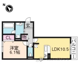 ハイドンホーフ【3階】の間取り