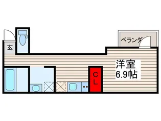 アリビオ西新井【3階】の間取り