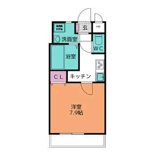 Plume Medan【1階】の間取り