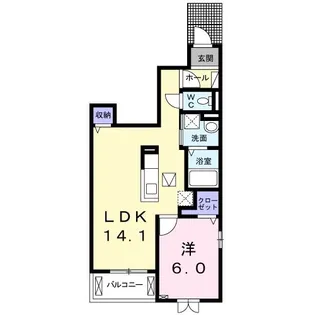 ステラ ルーチェ【1階】の間取り