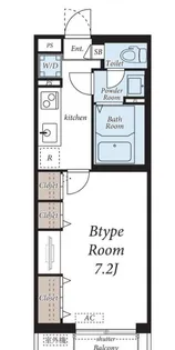 グレイス堀之内【1階】の間取り