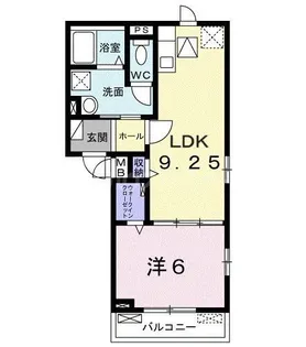 コンクエストシェル EK【1階】の間取り