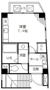 CREA元浅草【5階】の間取り