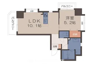 耳木兎HOUSE【9階】の間取り