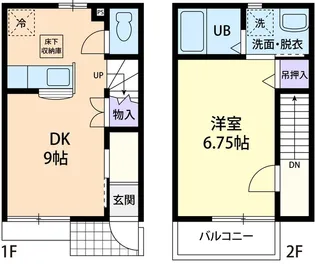 パンドル(deux)の間取り