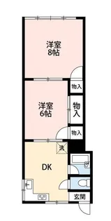 コウシンハイツ【1階】の間取り