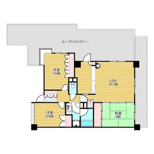 ジオ千里桃山台5番館棟【6階】の間取り