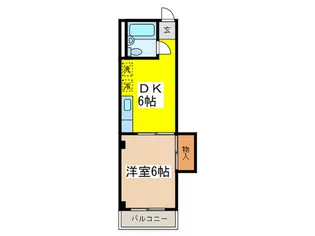 本町プラザマンション【3階】の間取り