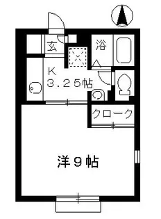 プロパティ大溝A棟【2階】の間取り
