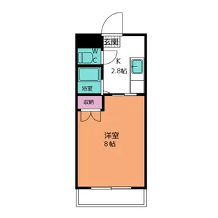 サニータウンA【2階】の間取り