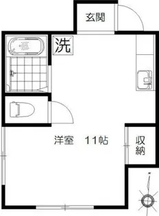 パークサイドあかね台C【1階】の間取り