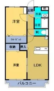 オリーブコート【2階】の間取り