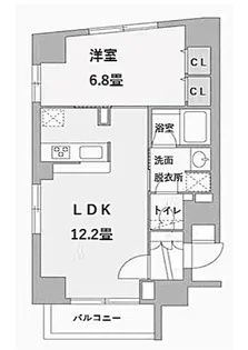 アイルイムーブル浅草【3階】の間取り