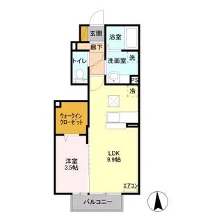 グレース・テクノ【1階】の間取り