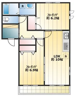 ブリーゼ【2階】の間取り