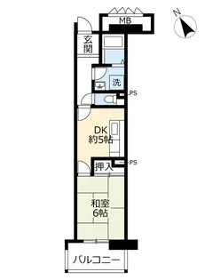 URアーバンラフレ星ヶ丘【12階】の間取り