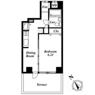 中澤コート【1階】の間取り