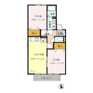 ウィルモアS【2階】の間取り