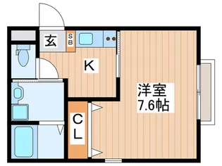 ソレイユIII K.S【1階】の間取り