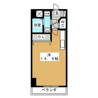 大安ヒルズ【2階】の間取り