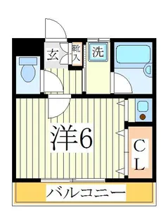 イーストヒルズ柏【2階】の間取り