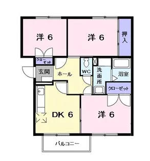 エアポートマルタII【2階】の間取り