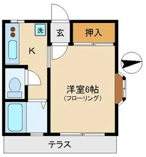 シャトレーゼNo.3【1階】の間取り