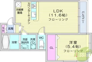 ゴールデンハイツ【2階】の間取り