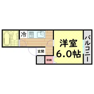 プレミール北堀江【3階】の間取り