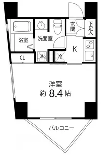 レニール本駒込【6階】の間取り