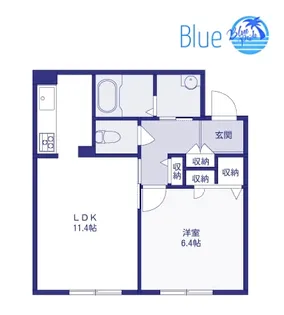 メゾン ド ユウ【1階】の間取り