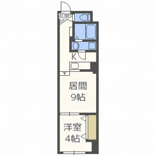 パークヒルズ中央12【5階】の間取り