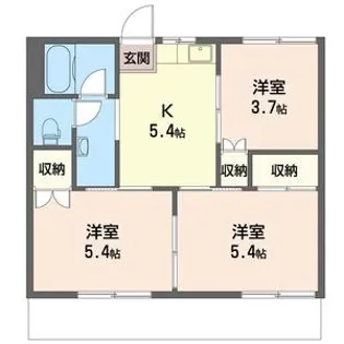 ハイツミチ【1階】の間取り