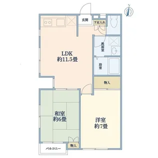 フェリース鎌倉【1階】の間取り